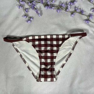 NEW $88 Solid & Striped Gingham‎ Bikini Bottoms